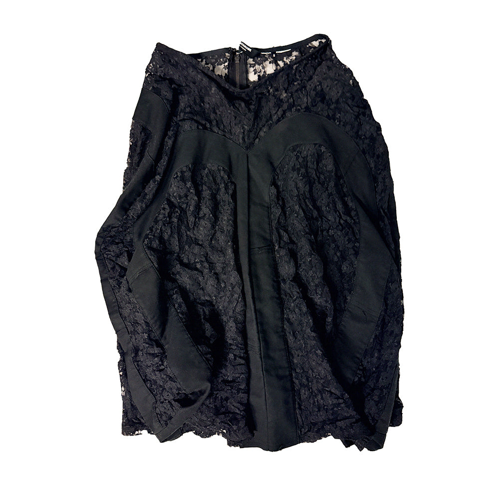→JUNYA WATANABE COMME DES GARÇONS LACE PATCHWORK MIDI SKIRT← SANG A SELECTS