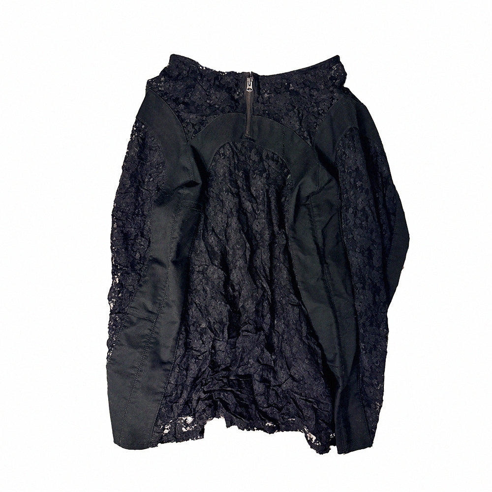 →JUNYA WATANABE COMME DES GARÇONS LACE PATCHWORK MIDI SKIRT← SANG A SELECTS