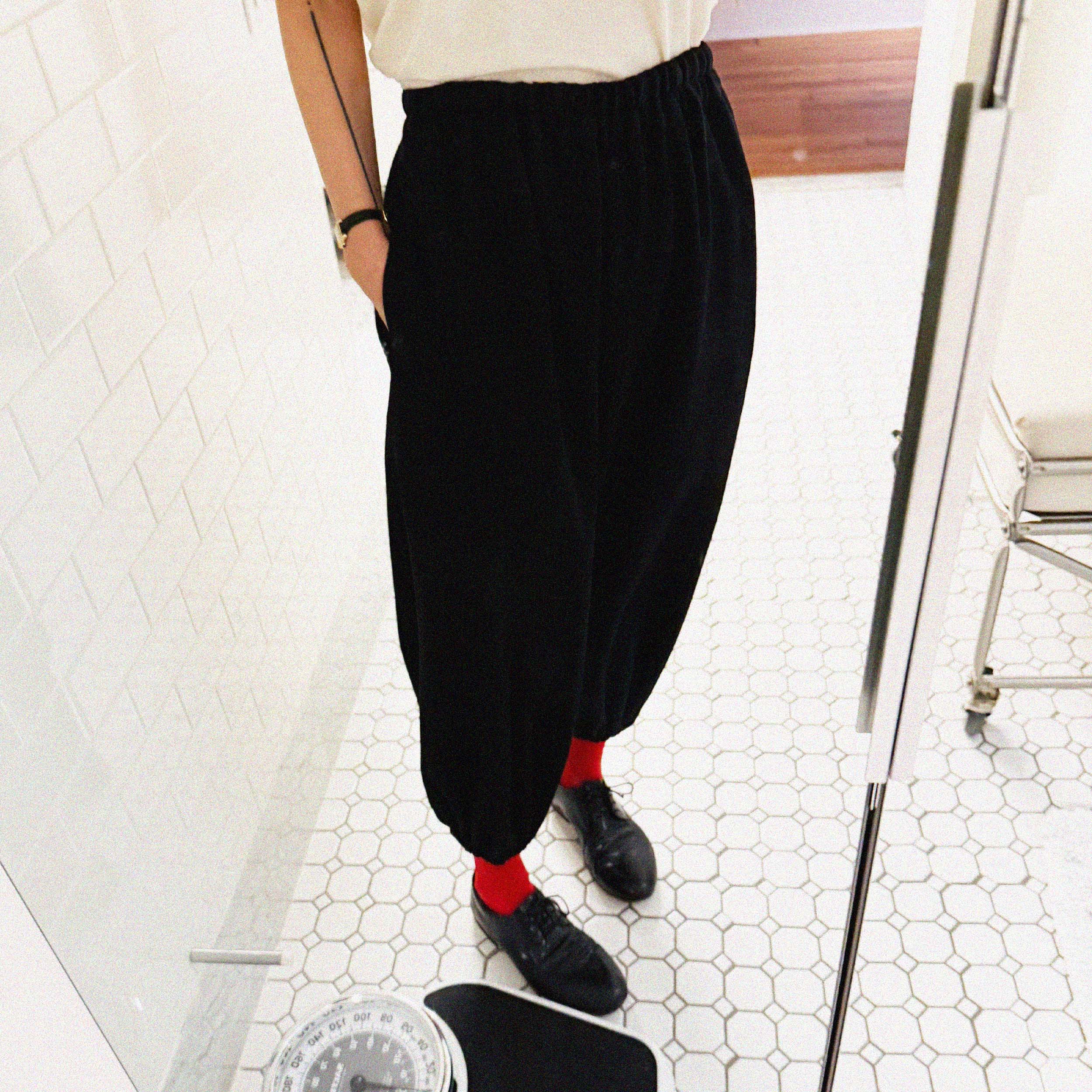 →COMME DES GARÇONS BLACK PANTS← SANG A SELECTS