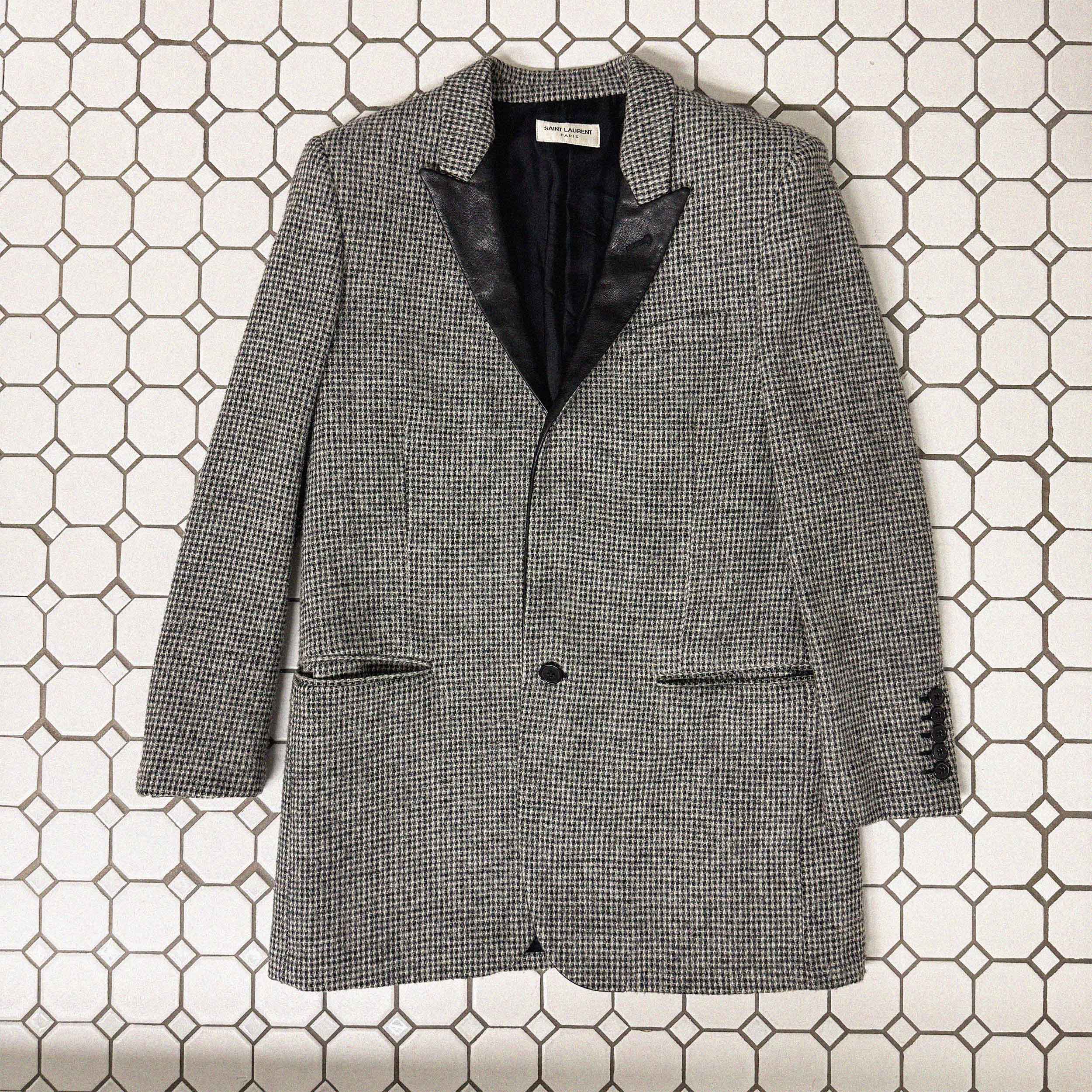 →SAINT LAURENT CHECKERED BLAZER← SANG A SELECTS