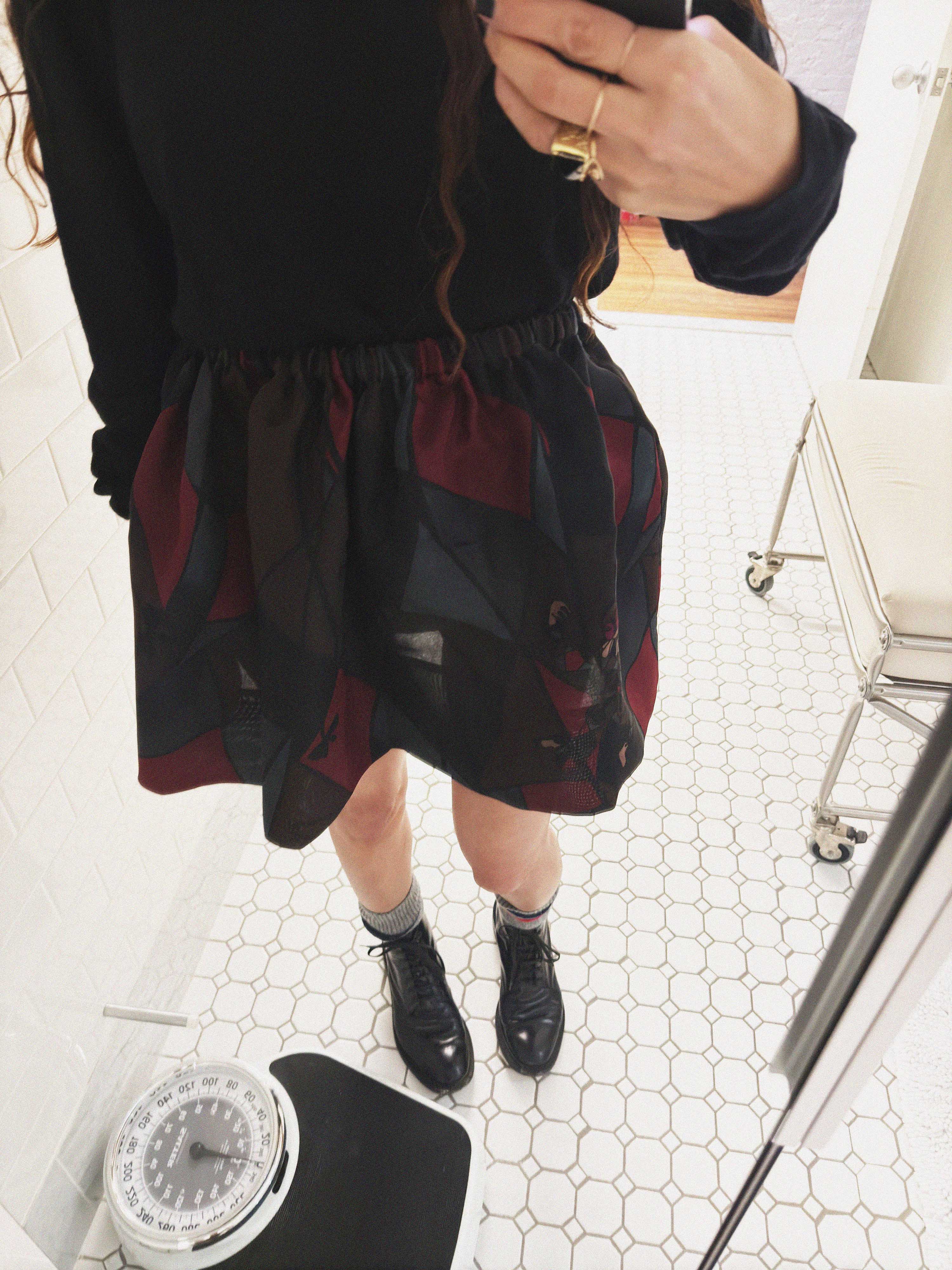 →MIU MIU SILK BUBBLE MINI SKIRT← SANG A SELECTS