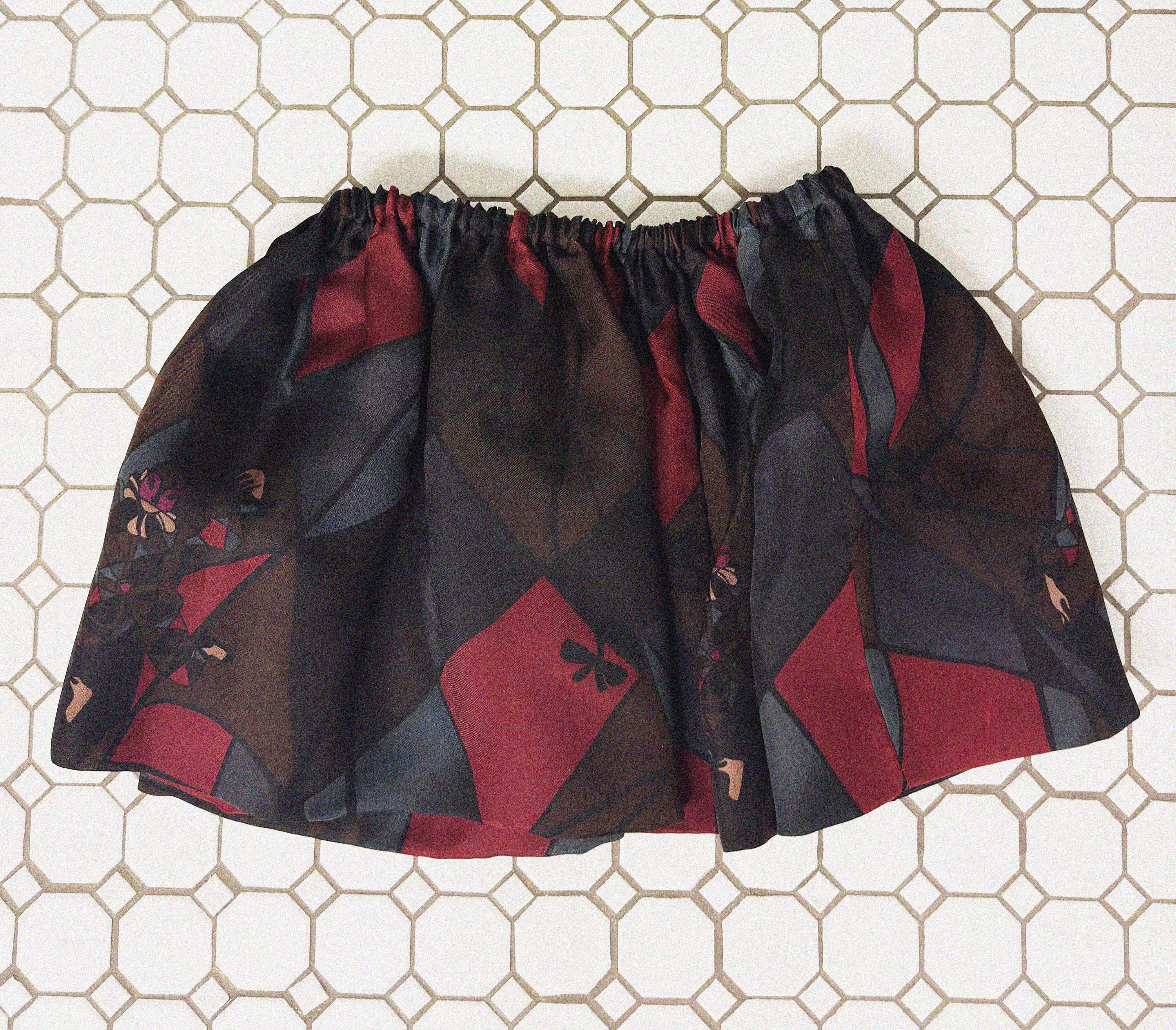 →MIU MIU SILK BUBBLE MINI SKIRT← SANG A SELECTS