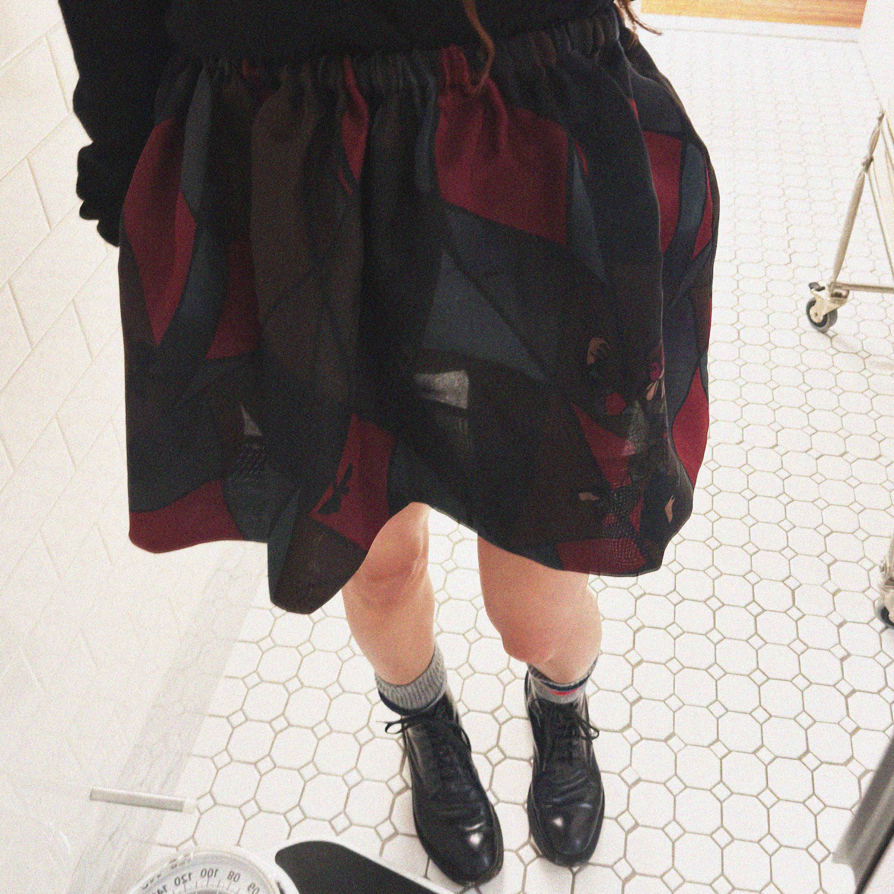 →MIU MIU SILK BUBBLE MINI SKIRT← SANG A SELECTS