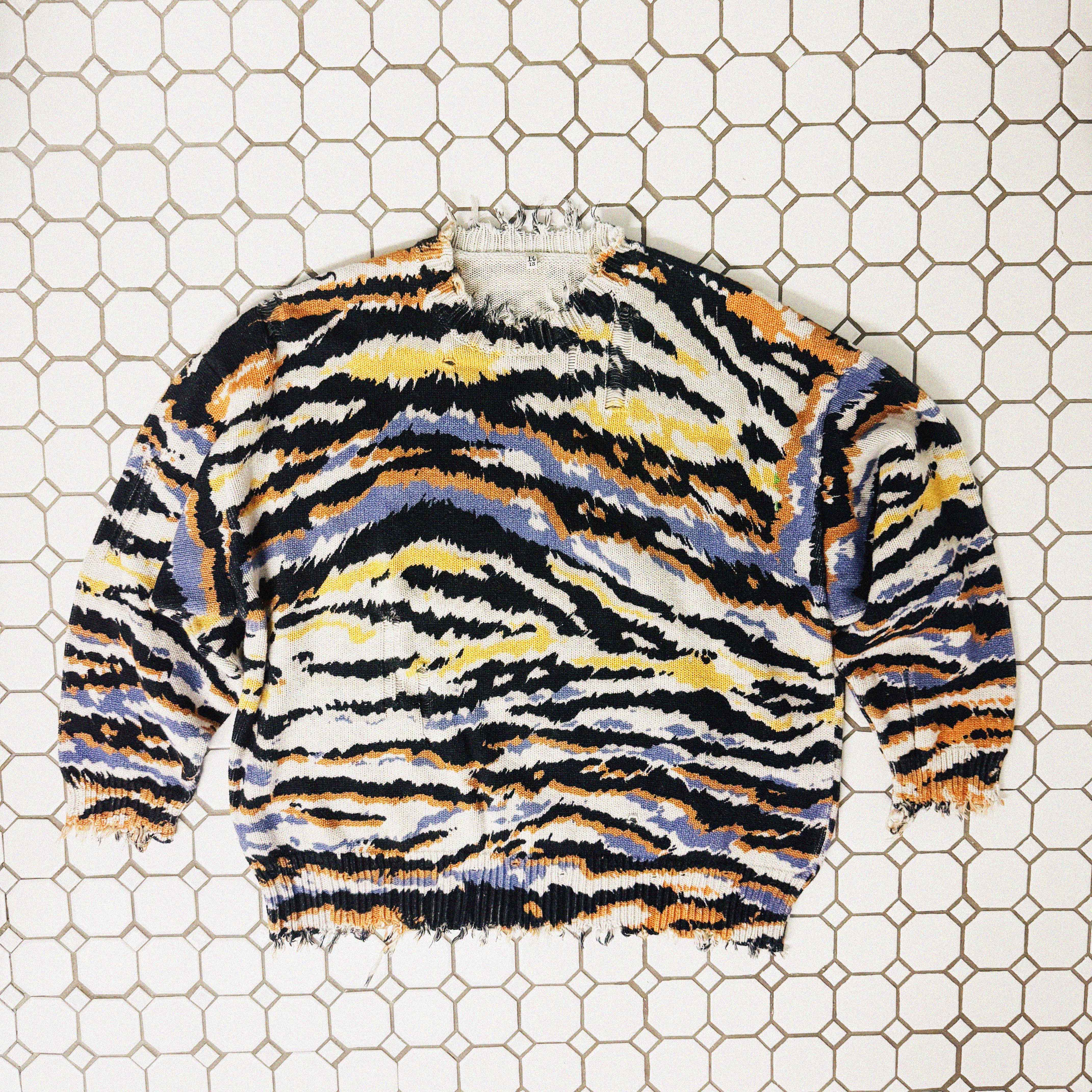 →R13 PRINTED OVERSIZED SWEATER← SANG A SELECTS