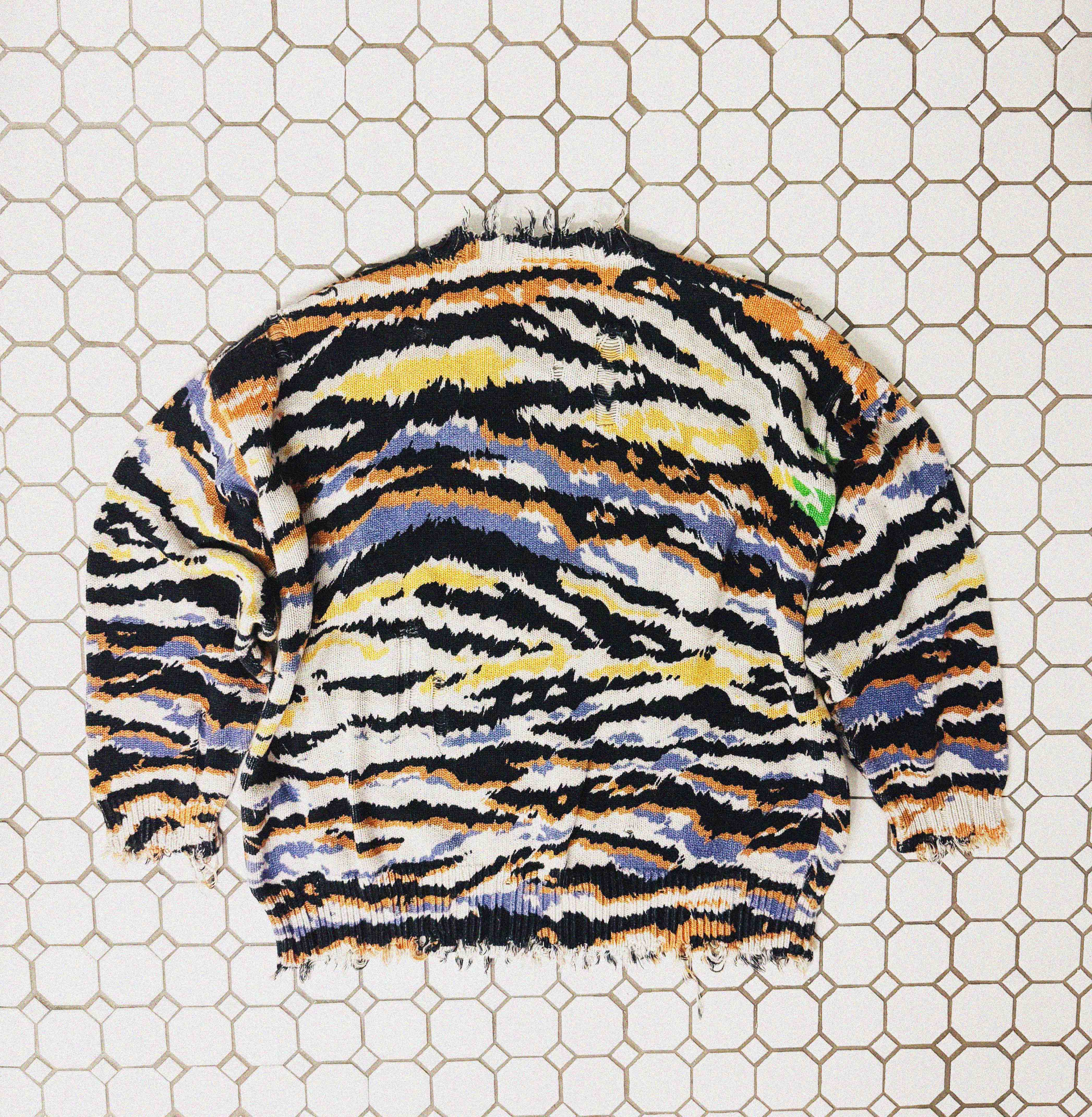 →R13 PRINTED OVERSIZED SWEATER← SANG A SELECTS