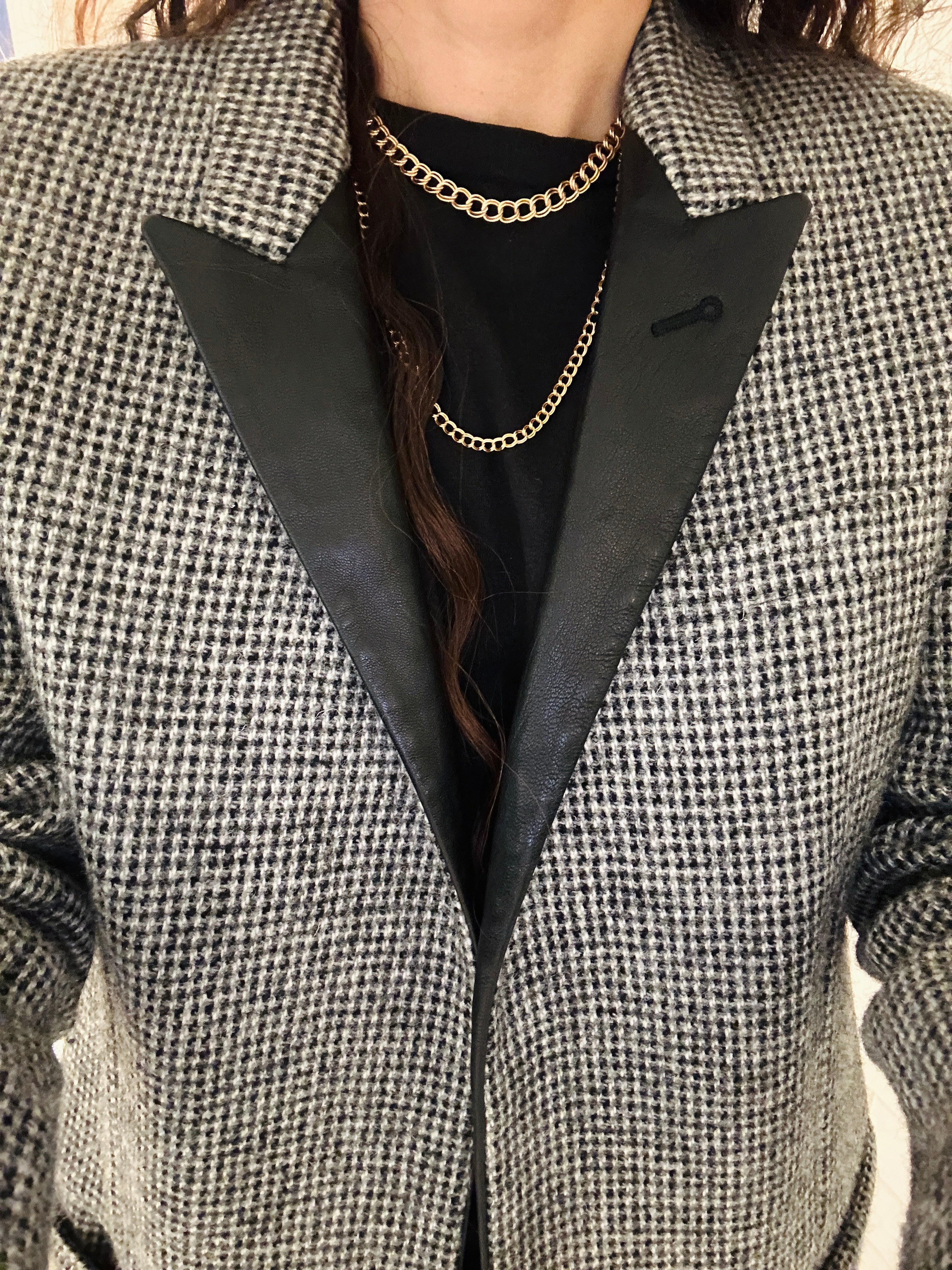 →SAINT LAURENT CHECKERED BLAZER← SANG A SELECTS