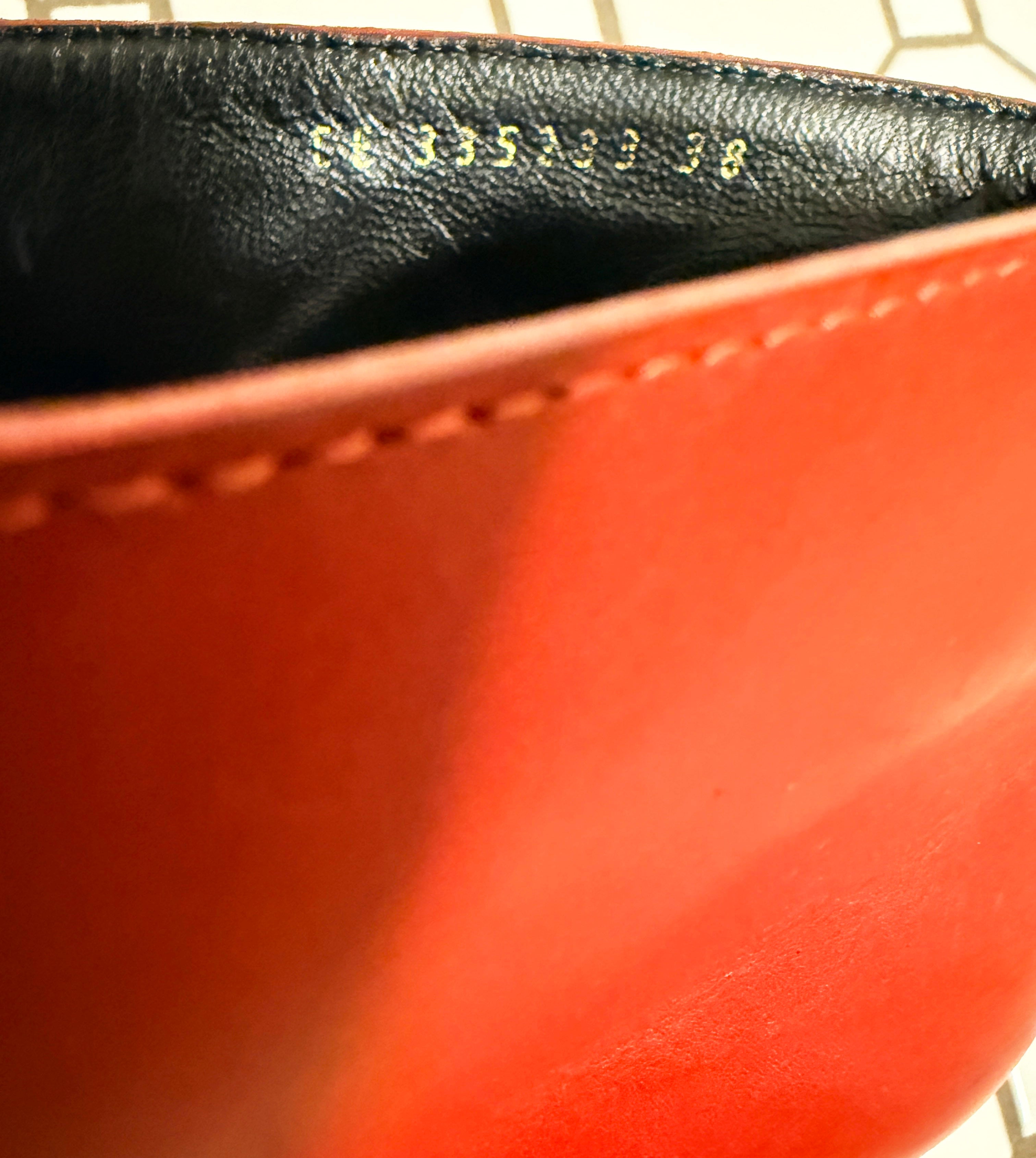 →SAINT LAURENT RED ANKLE BOOTS← SANG A SELECTS