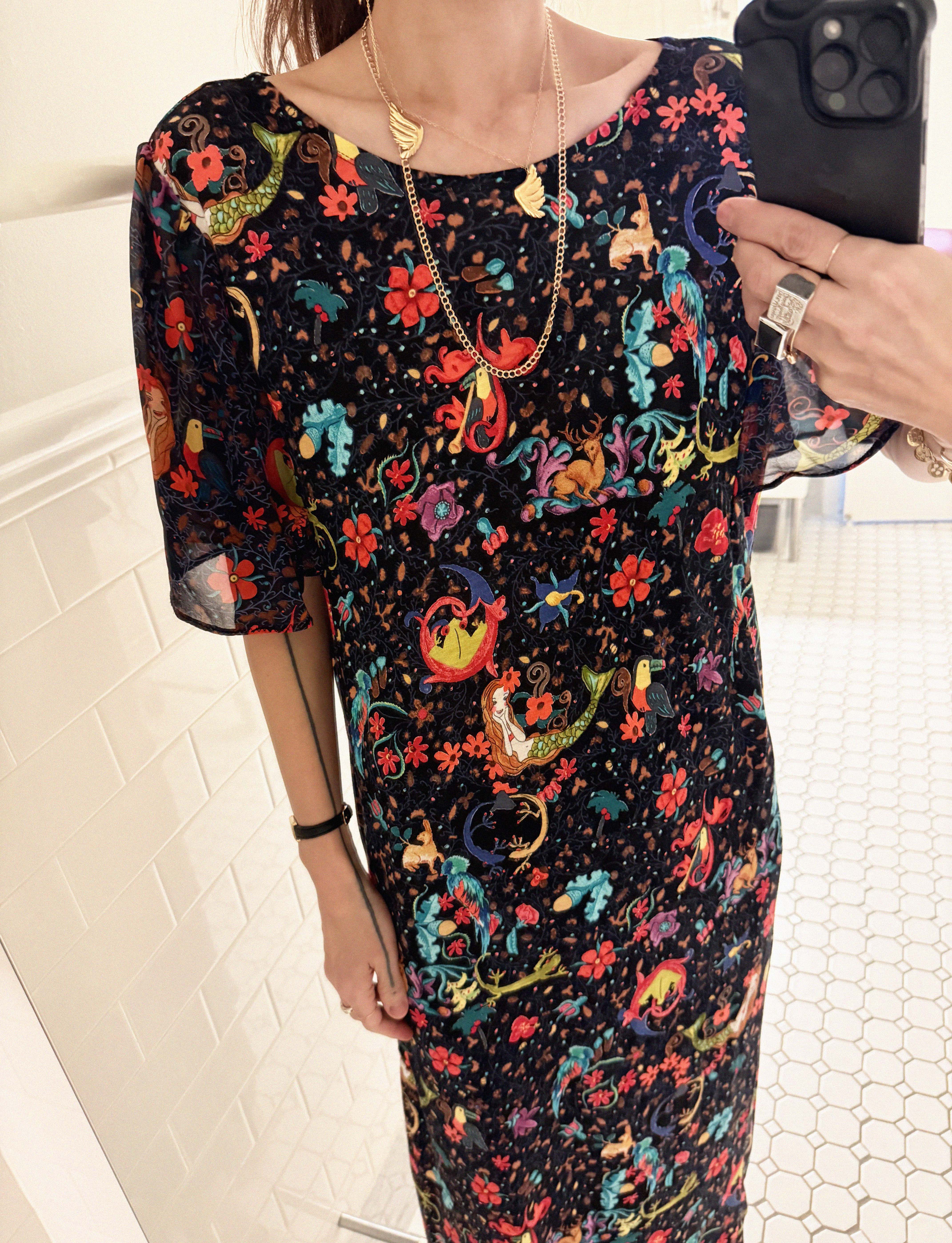 →TSUMORI CHISATO FANTASY GARDEN RUFFLE DRESS← SANG A SELECTS