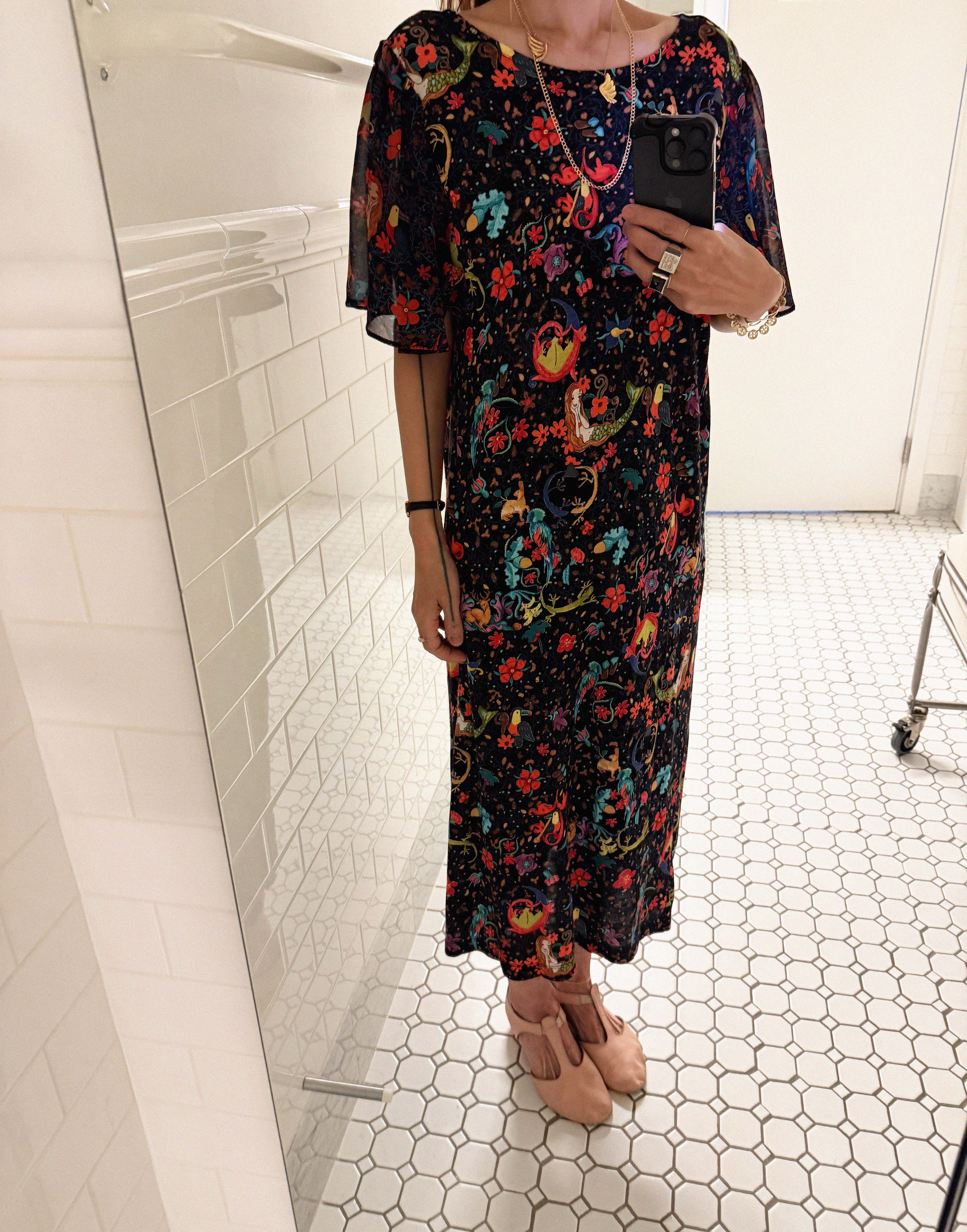 →TSUMORI CHISATO FANTASY GARDEN RUFFLE DRESS← SANG A SELECTS