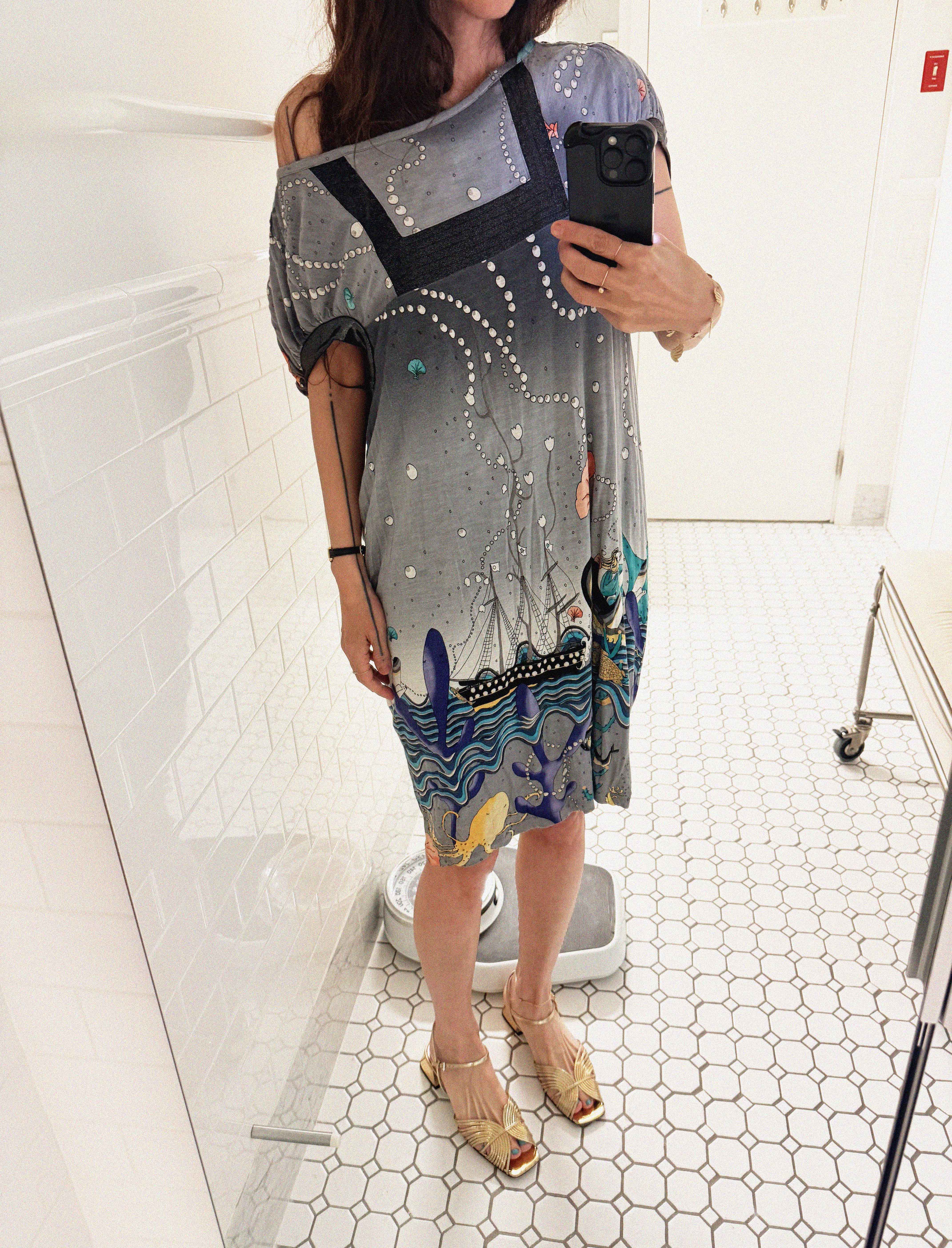 →TSUMORI CHISATO PRINTED DRESS← SANG A SELECTS