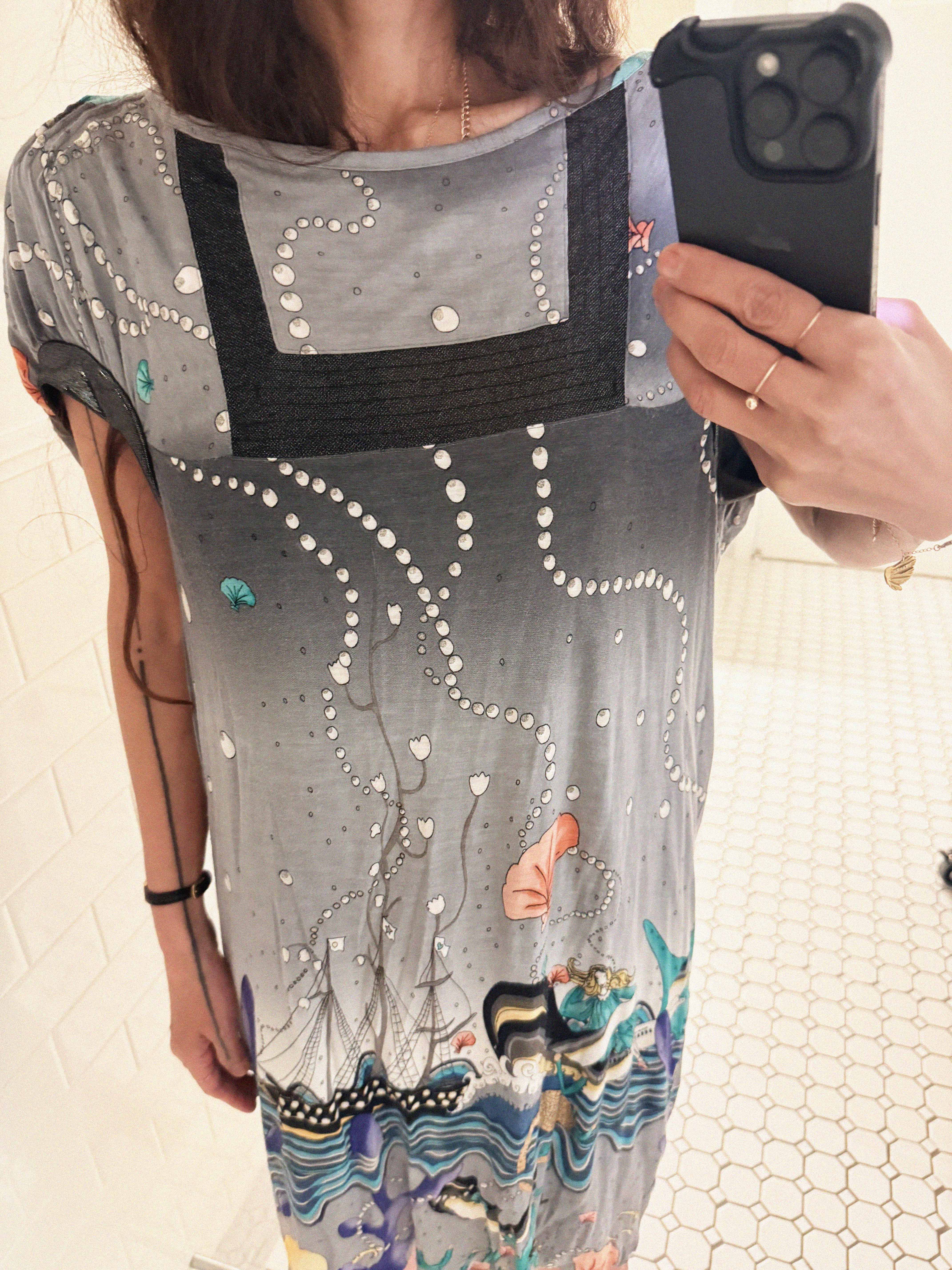 →TSUMORI CHISATO PRINTED DRESS← SANG A SELECTS