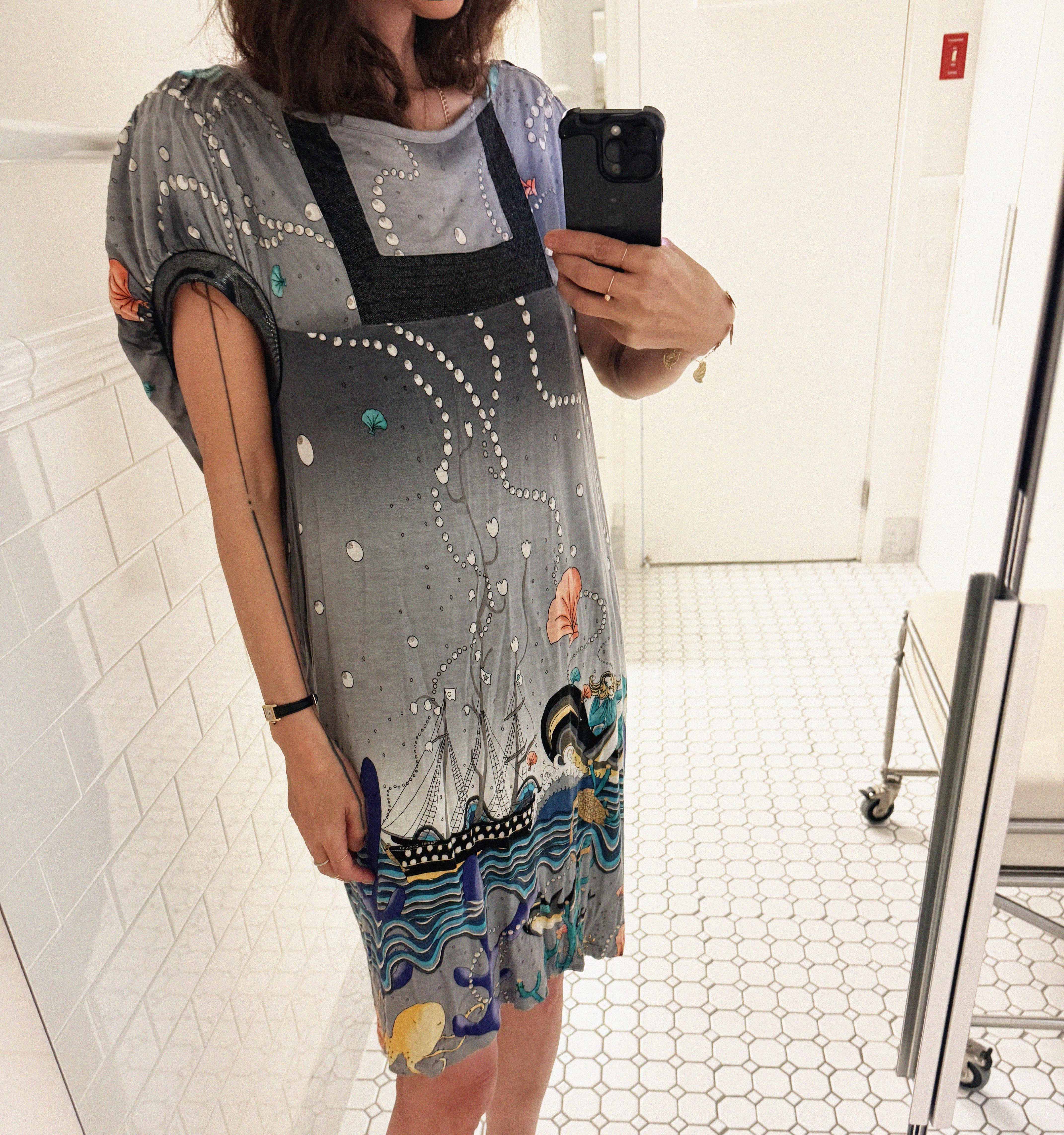 →TSUMORI CHISATO PRINTED DRESS← SANG A SELECTS