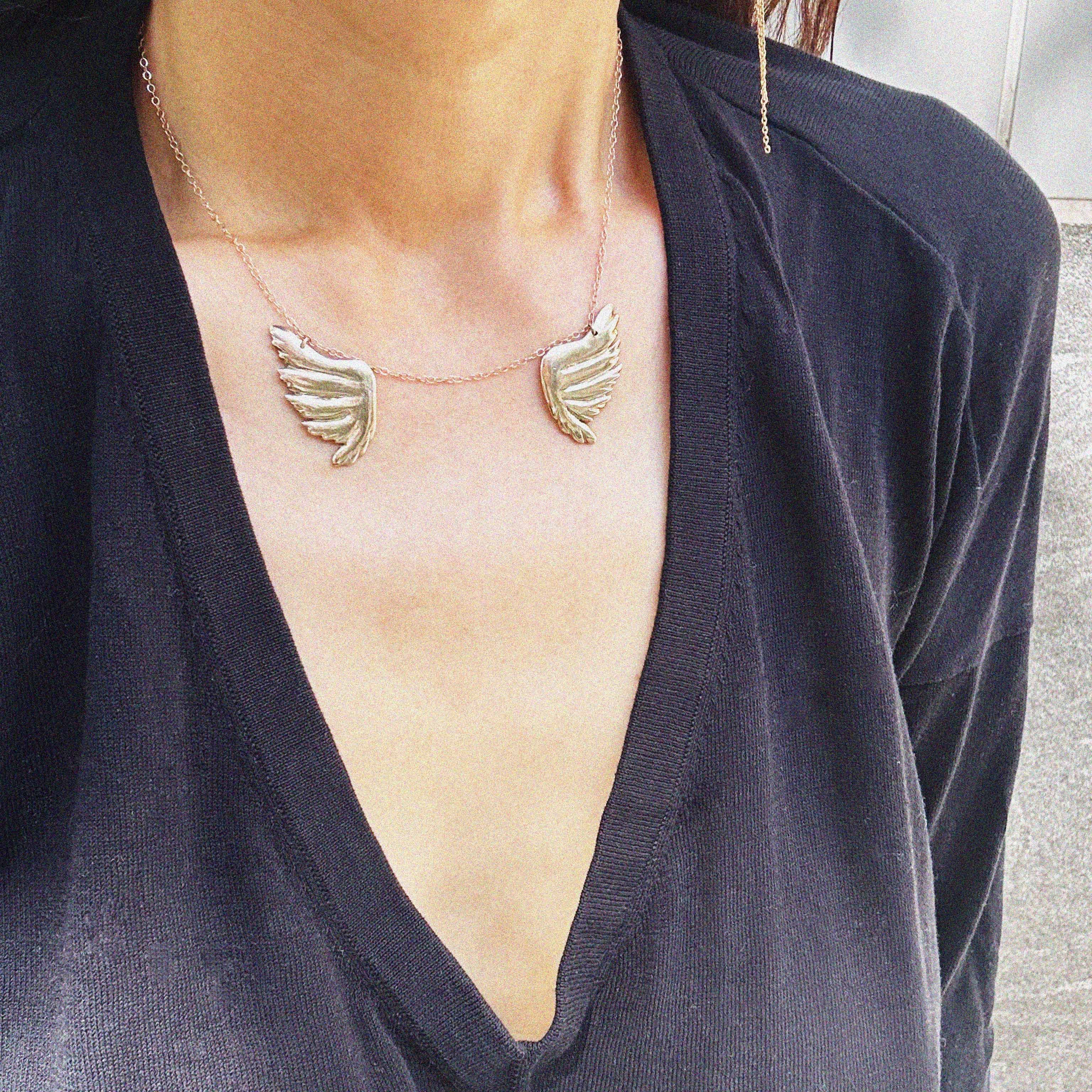 →Twin Flutter Necklace← Necklace