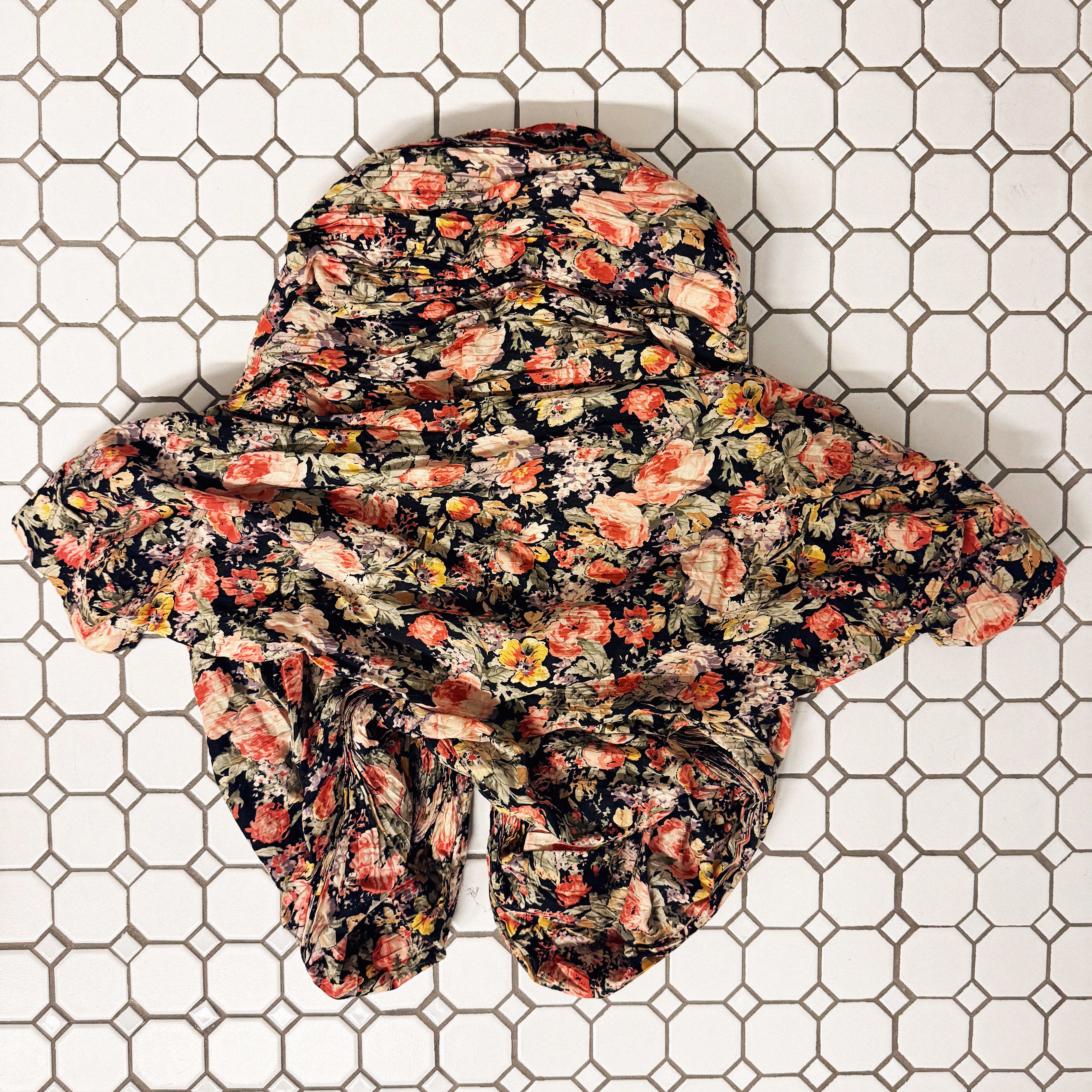 →JUNYA WATANABE COMME DES GARÇONS FLORAL PLEATED JACKET← SANG A SELECTS