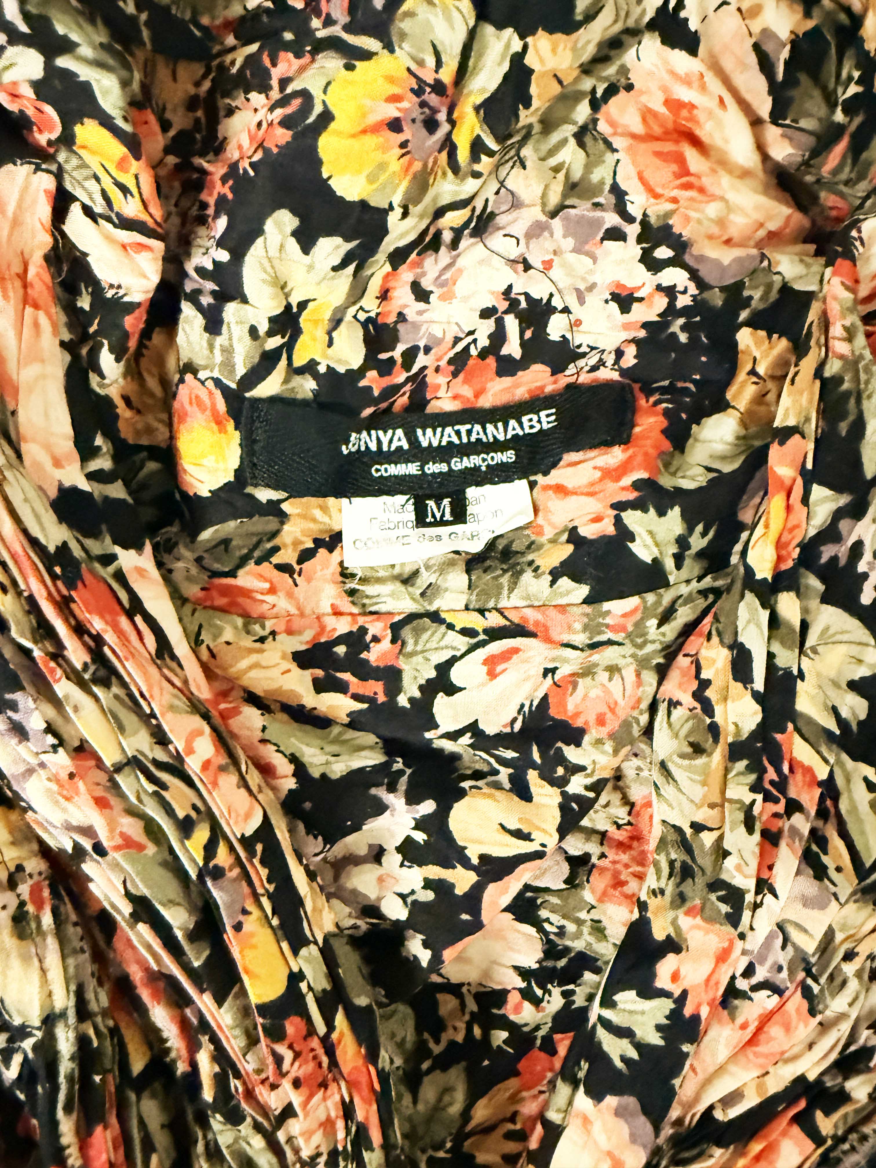 →JUNYA WATANABE COMME DES GARÇONS FLORAL PLEATED JACKET← SANG A SELECTS