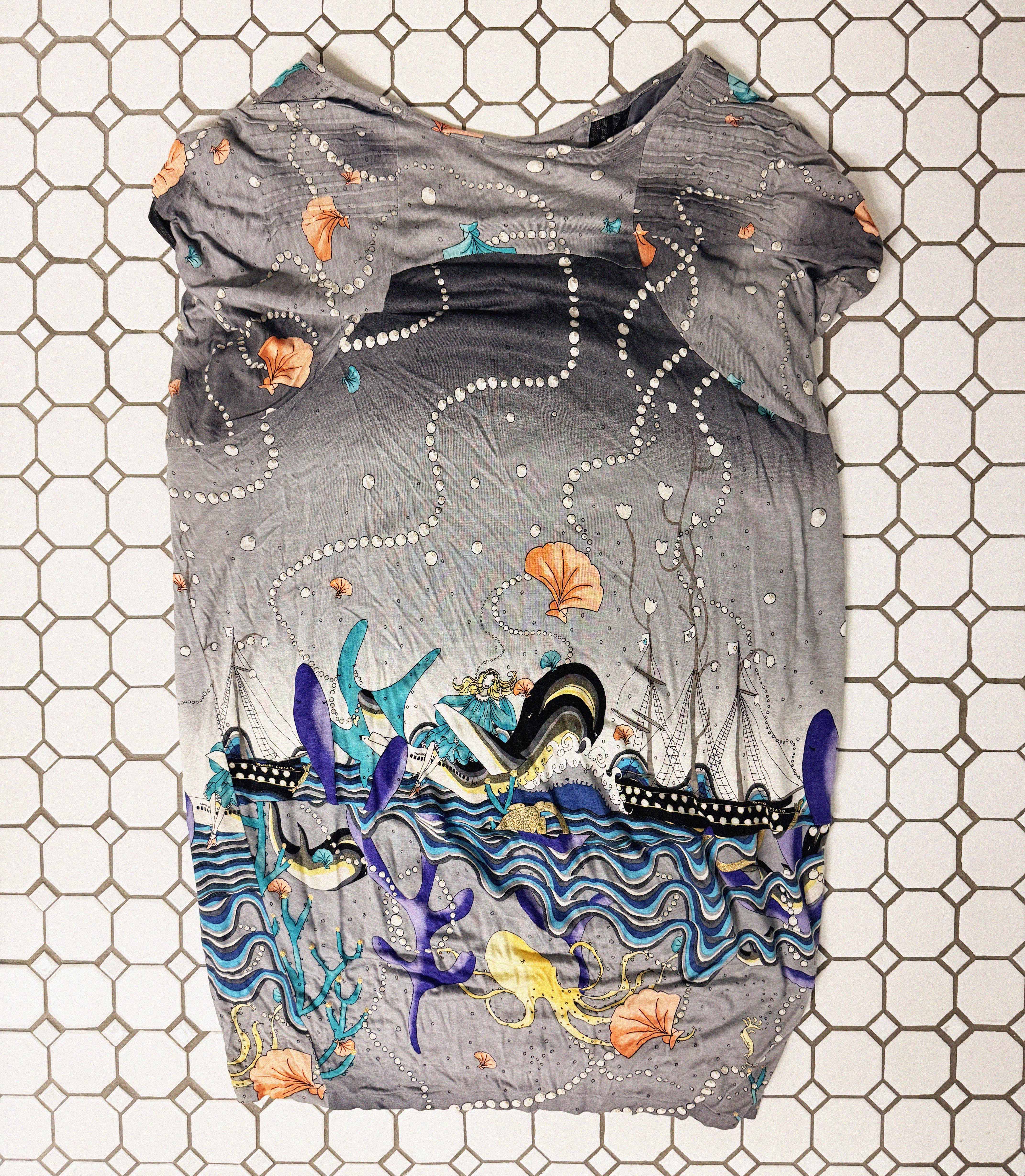 →TSUMORI CHISATO PRINTED DRESS← SANG A SELECTS